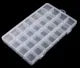Transparent Plastic Jewelry Organizer Box – Clear Storage Case for Earrings, Rings, Beads & Small Accessories