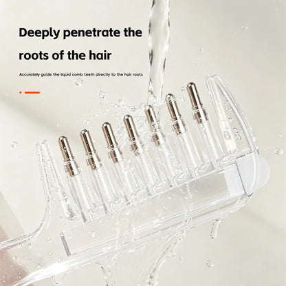 Hair Oil Applicator Comb with Scalp Massage & Liquid Reservoir – Beard & Hair Care